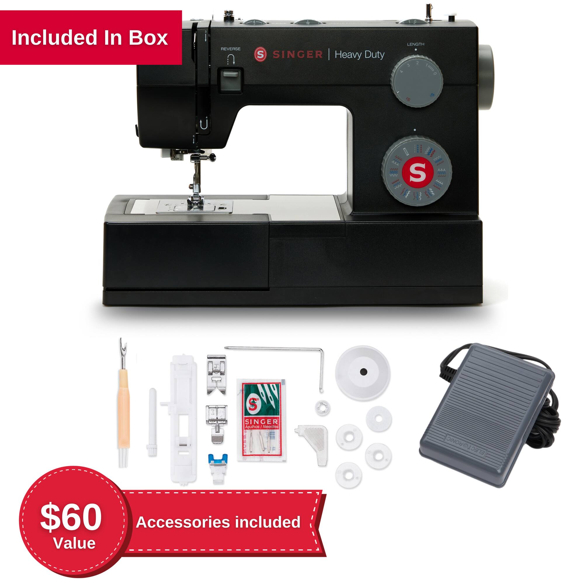SINGER® HD4432 Black Heavy Duty Sewing Machine